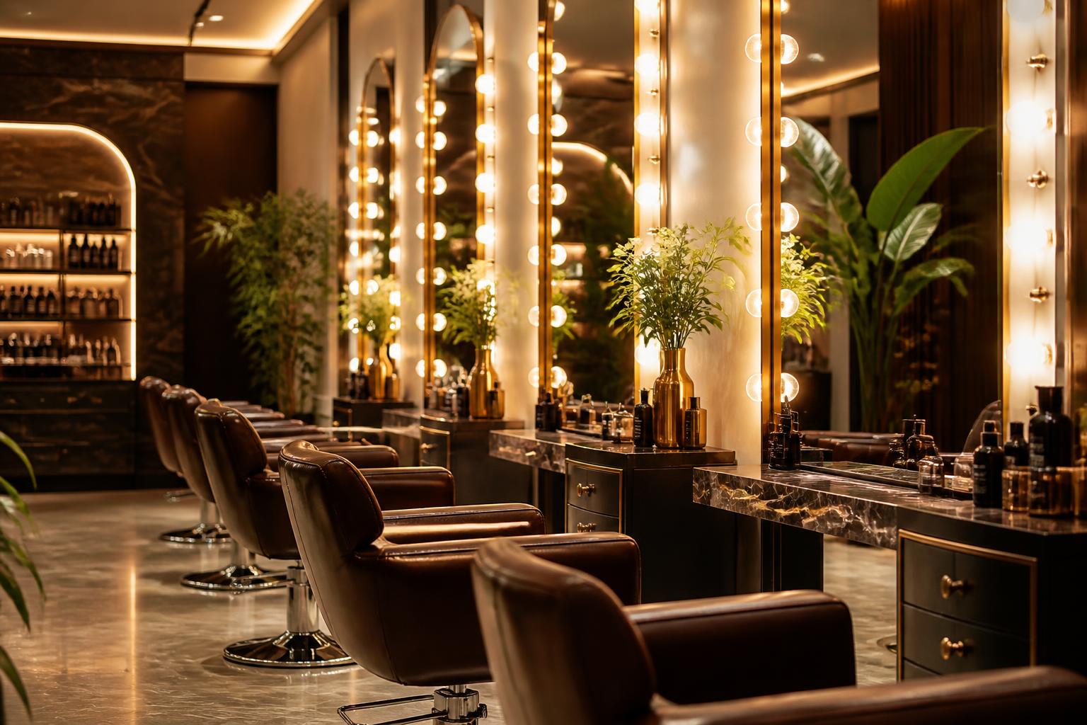 The Jawed Habib Salon interior